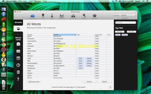Wokabulary 3.1.1 MacOSX的图片1