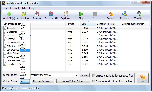 NCH Switch Sound File Converter Plus 4.79的图片1