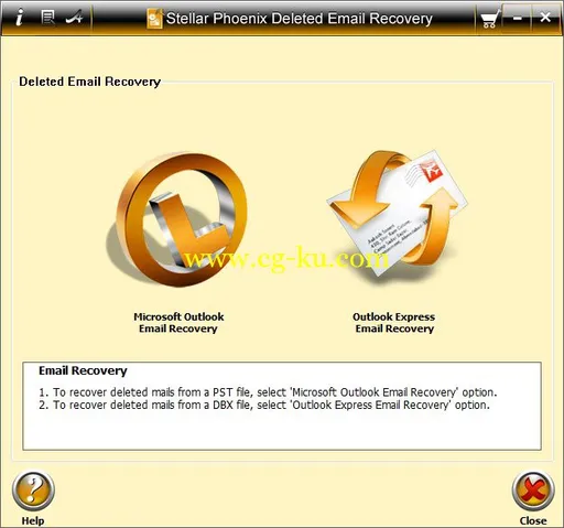 Stellar Phoenix Deleted Email Recovery 2.0.0.0的图片1