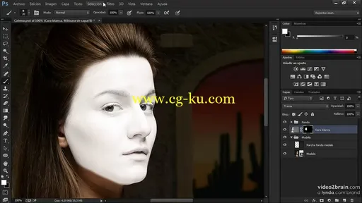 Ejemplo práctico con Photoshop: Maquillaje artístico的图片3