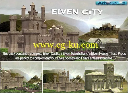 Arteria3d Elven City Pack的图片1