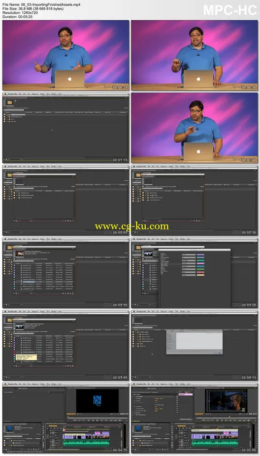 Lynda – Premiere Pro Guru: Video Finishing Techniques的图片2