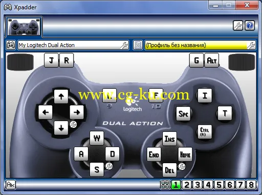 Xpadder 2014.07.01 Multilingual 游戏手柄映射工具的图片1