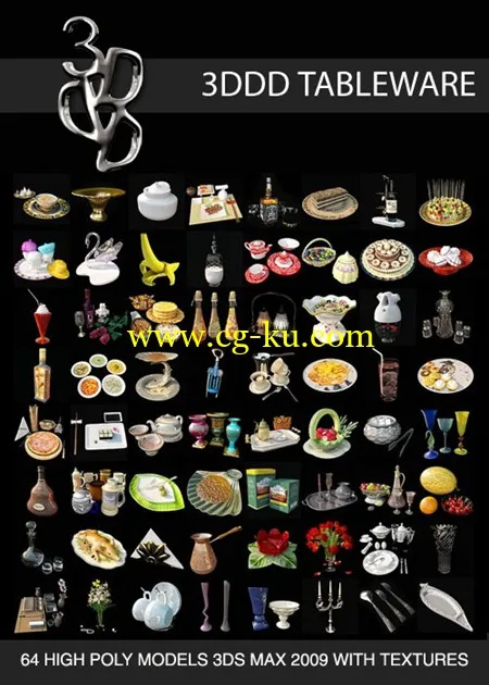 3DDD Tableware Collection的图片1