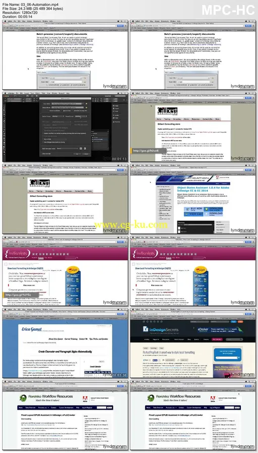 Lynda – Adapting a Print Layout for Digital Publishing的图片2