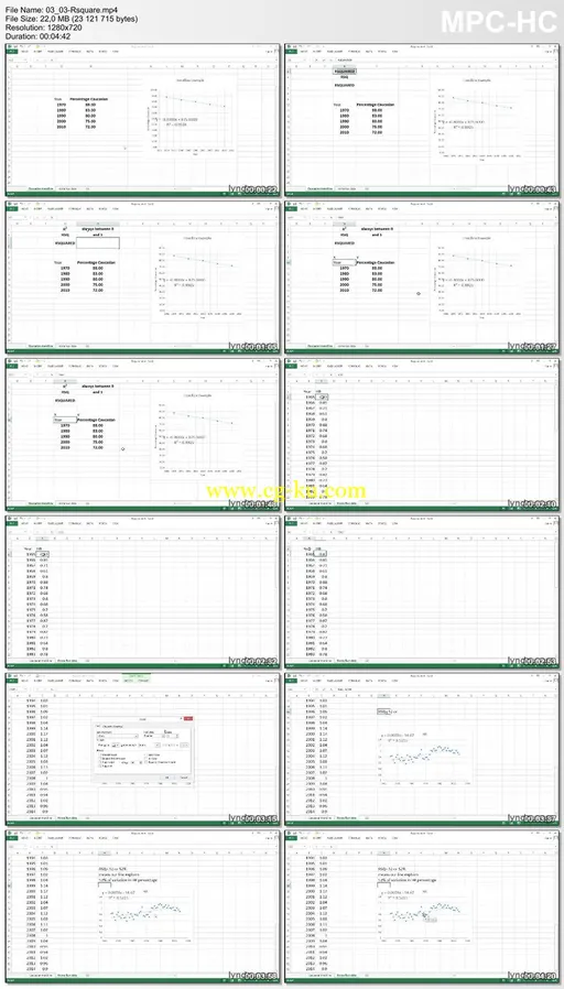 Lynda – Excel Data Analysis: Forecasting的图片2