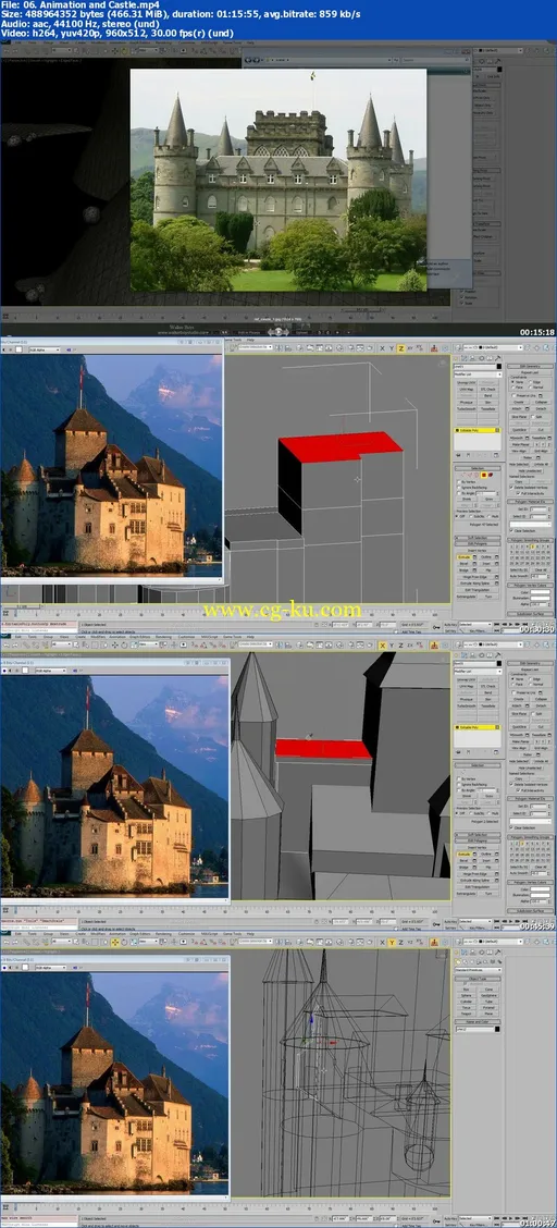 SkillFeed – Create a Catapult and Castle Scene Using 3ds Max的图片1