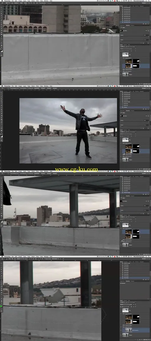 SkillFeed – Photoshop Retouching – Rooftop Freedom的图片2