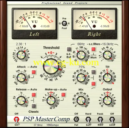 PSPaudioware MasterComp 1.8.0 Win/Mac的图片1