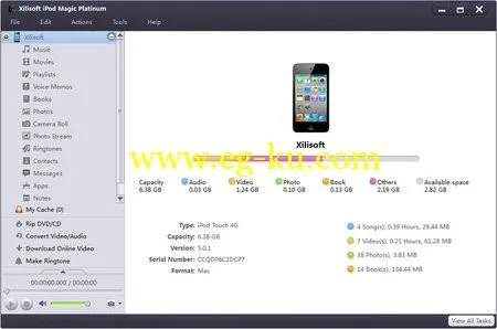 Xilisoft iPod Magic Platinum 5.4.13.20130704 多国语言含中文的图片1
