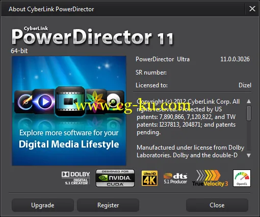 CyberLink PowerDirector 11.0.0.3026 Ultra Multilingual + Content Pack Premium 威力导演11旗舰版的图片3