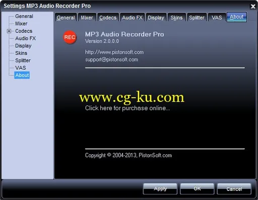 Pistonsoft MP3 Audio Recorder Pro 2.0的图片1