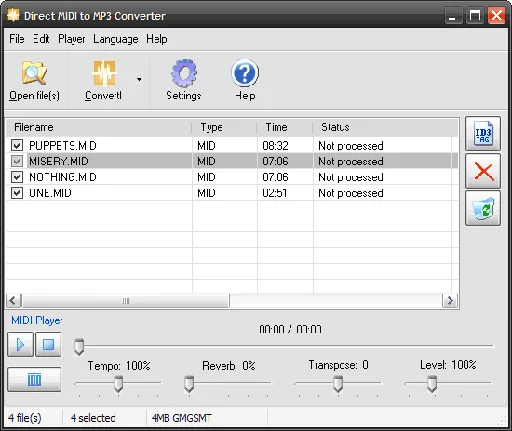 Direct MIDI to MP3 Converter 7.0的图片1