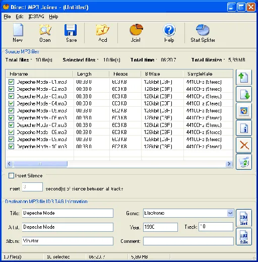 Direct MP3 Joiner 4.0的图片1