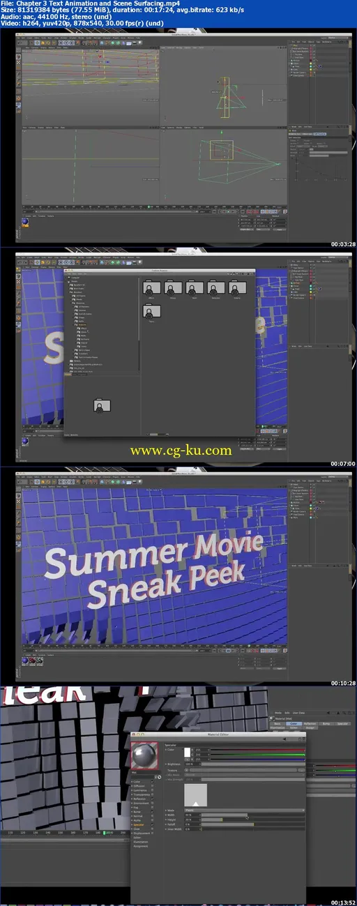 SkyKingCreative – Creating Movie Trailer First Look Graphics with Cinema 4D and After Effects的图片1