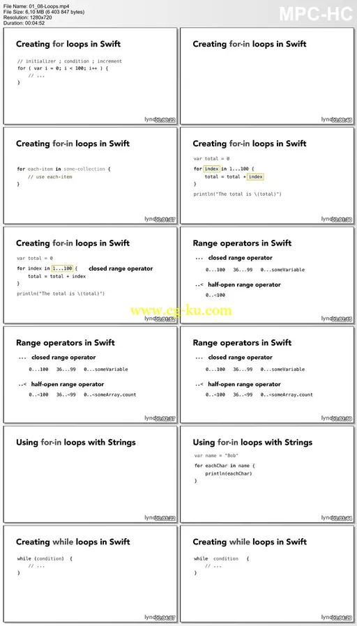 Lynda – Swift Programming Language First Look的图片2