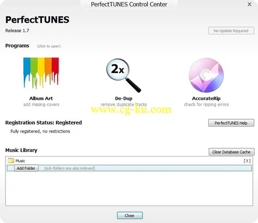 Illustrate PerfectTUNES 1.7 Retail的图片1