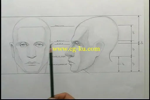 Bob Cato – Drawing and Painting The Adult Male Head- 3 DVDs的图片2