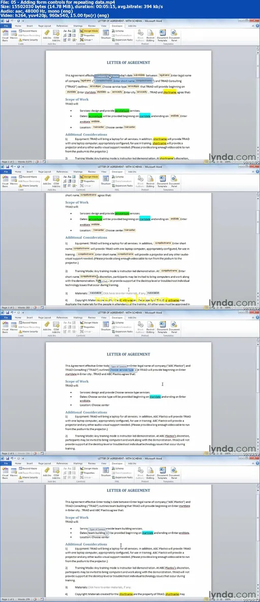 Lynda – Word 2010: Forms in Depth with Gini Courter的图片2