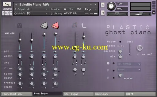 Sound Dust Plastic Ghost Piano KONTAKT的图片1