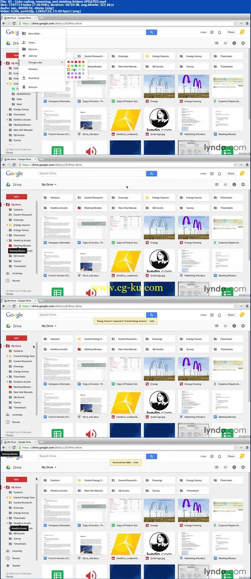 Lynda – Google Drive Essential Training (Updated Sep 23, 2014)的图片2