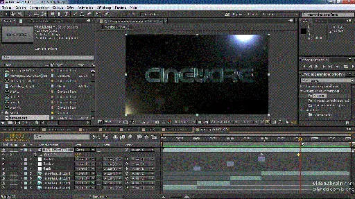 Animer un texte avec After Effects CC et C4D Lite Créer un titre 3D animé en utilisant CINEMA 4D Lite et After Effects CC的图片1