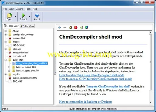 ChmDecompiler 3.66 Build 575的图片1