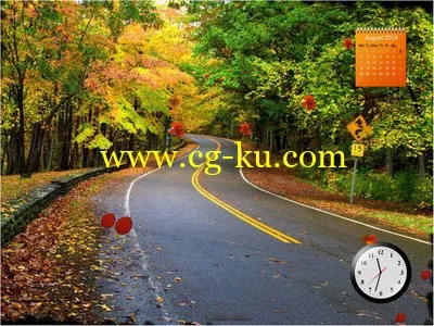 Autumn Time Screensaver 5.0的图片1