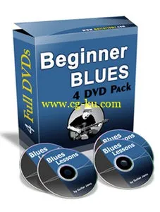 Guitarjamz.com – Beginner Blues 4 DVD Set的图片1