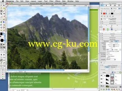 PhotoLine 18.51 Multilingual MacOSX 图形处理软件的图片1