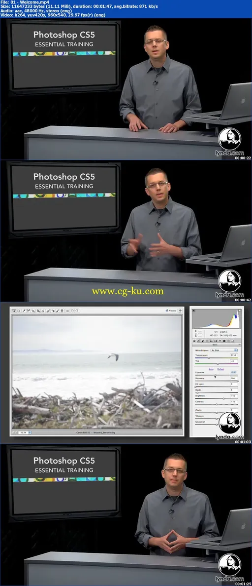 All Lynda Photoshop CS5 Tutorials (PS CS5 Lynda的教程合集 80.2G)的图片2