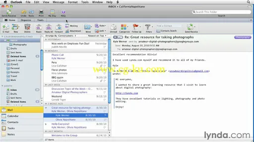 Outlook for Mac 2011 Essential Training的图片3