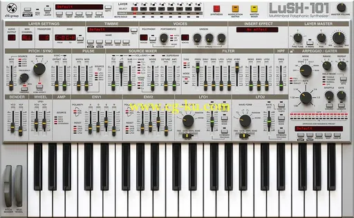 D16 Group Audio Software LuSH-101 v1.1.2 WiN MacOSX的图片1