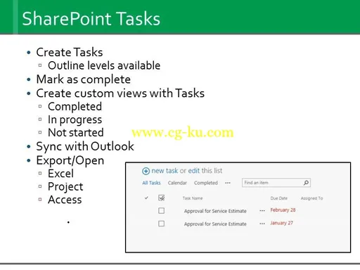 Career Academy – Microsoft Office 365 – SharePoint for End Users Training的图片3