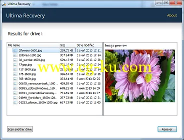 Ultima Recovery 1.0.3 文件恢复软件的图片1