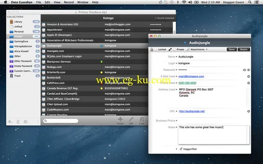 Koingo DataGuardian 3.2.0 MacOSX的图片1