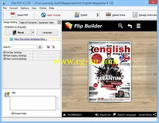 FlipBuilder Flip PDF 4.4.9.10 Multilingual的图片1