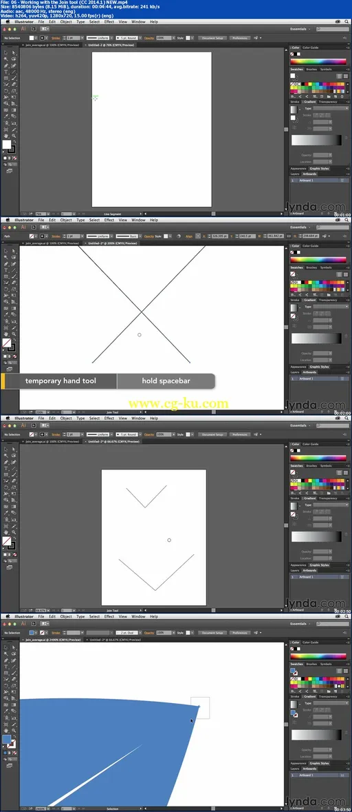 Lynda – Illustrator CC Essential Training (Updated Oct 13, 2014)的图片2