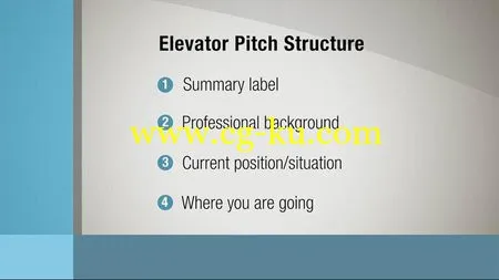 Lynda – Giving Your Elevator Pitch的图片1