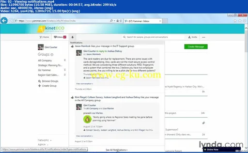 Lynda – Yammer Essential Training的图片2