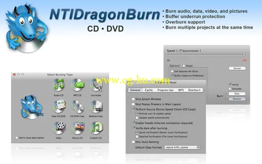 NTIDragonBurn v4.5.39 Multilingual MacOSX的图片1