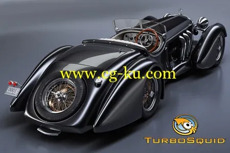 Turbosquid Mercedes-Benz SS Roadster 1930 Erdmann&Rossi retro legend sport cabriolet的图片1