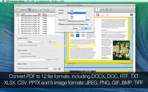 PDF Converter Master v3.2.0 MacOSX的图片1