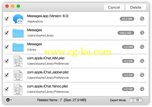 iTrash 3.2 Multilingual MacOSX的图片1