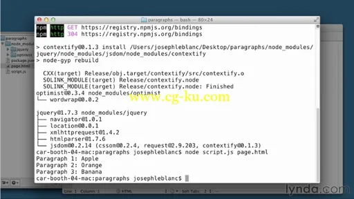 Lynda – Node.js First Look的图片1