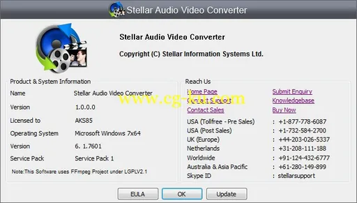 Stellar Audio Video Converter 1.0 音视频转换工具的图片2