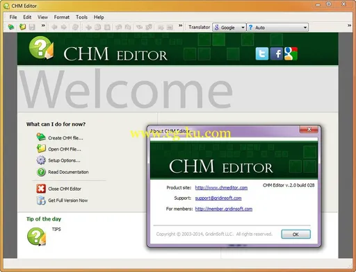 GridinSoft CHM Editor 2.0 Build 35的图片2