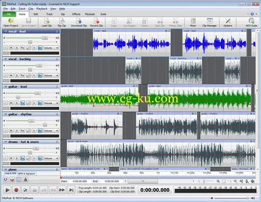 NCH Software MixPad 3.73的图片1