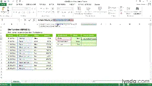 Excel: Matrixformeln Formeln für Fortgeschrittene的图片1