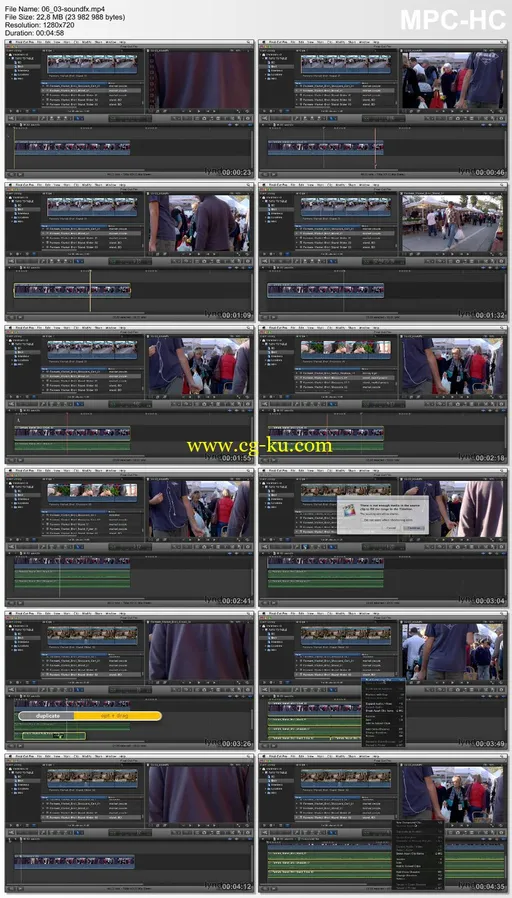 Lynda – Documentary Editing with Final Cut Pro X v10.1.x的图片2